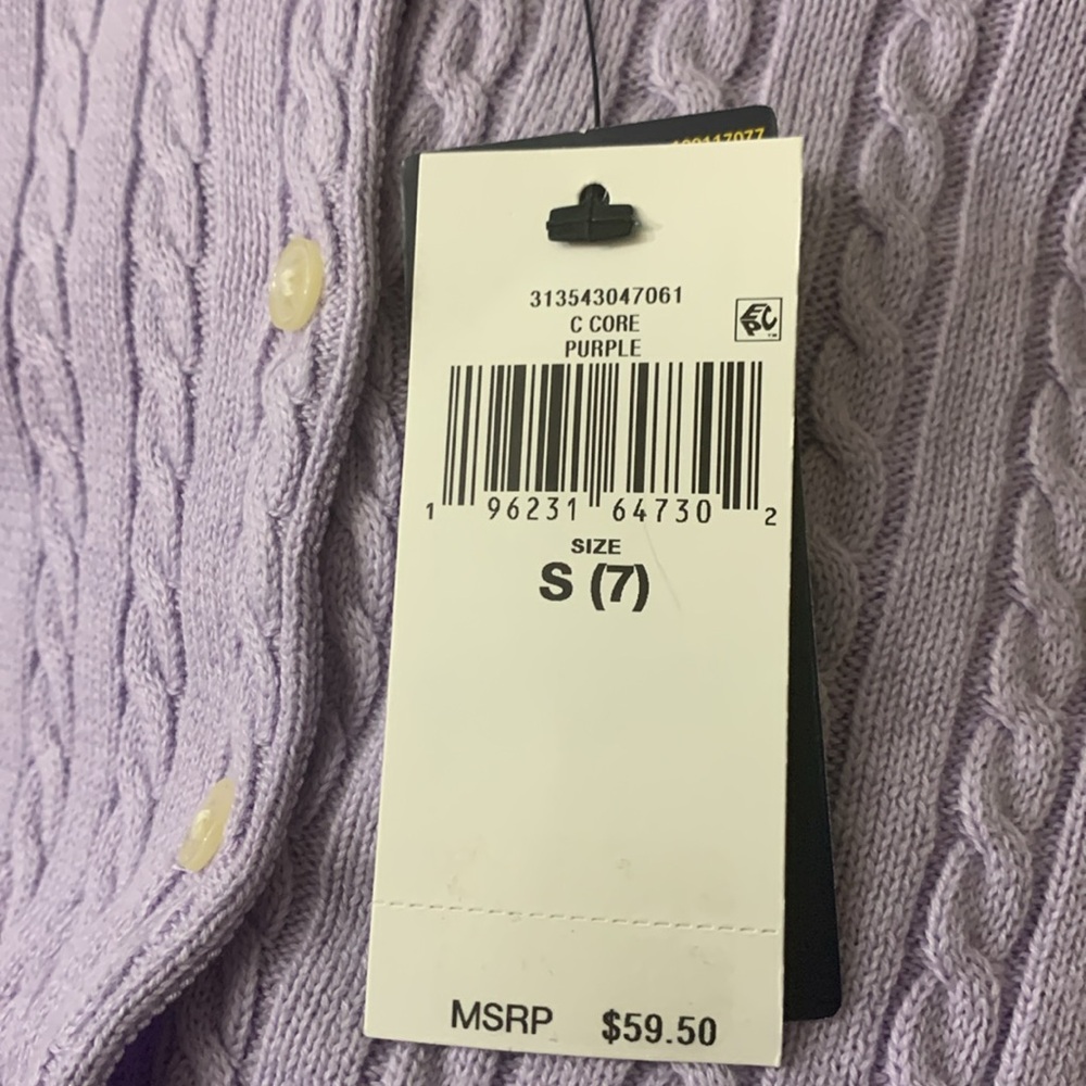 New with tag girls polo Ralph Lauren buttons down sweater size S( 7) - Picture 7 of 7